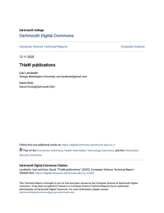 cover sheet of the report